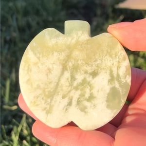 Crystal apple carving